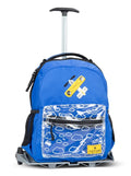 Kids Swanky Aeroplane Trolley Backpack – Convertible School Bag (Ages 2–6)