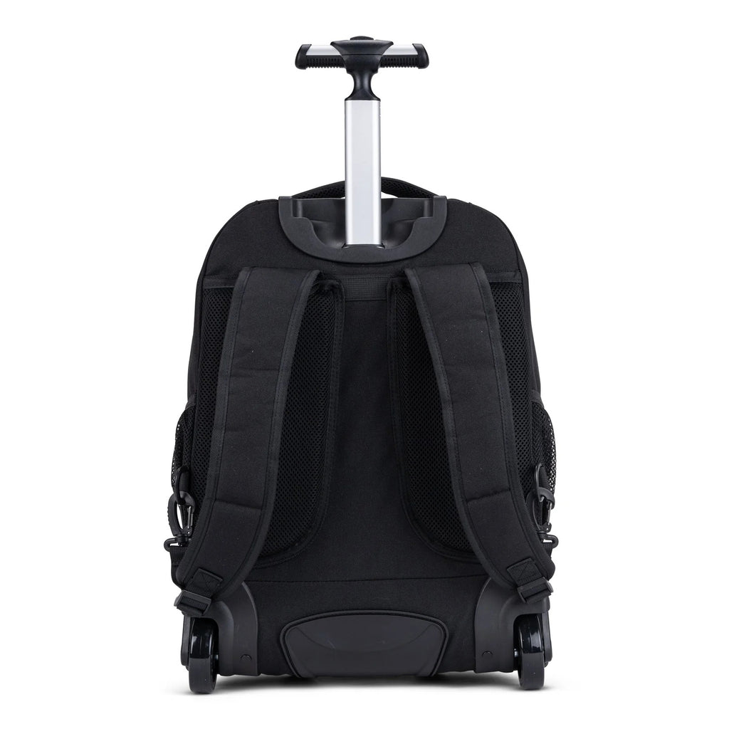 Savvy Black EasyRide Trolley Backpack – Lightweight Convertible School Bag with Wheels (Ages 8-13)