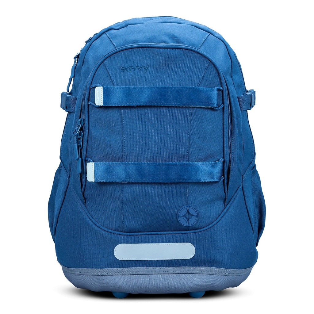 Savvy Navy Explorer Backpack – Durable Everyday School Bag with Laptop Compartment (Ages 13 plus)