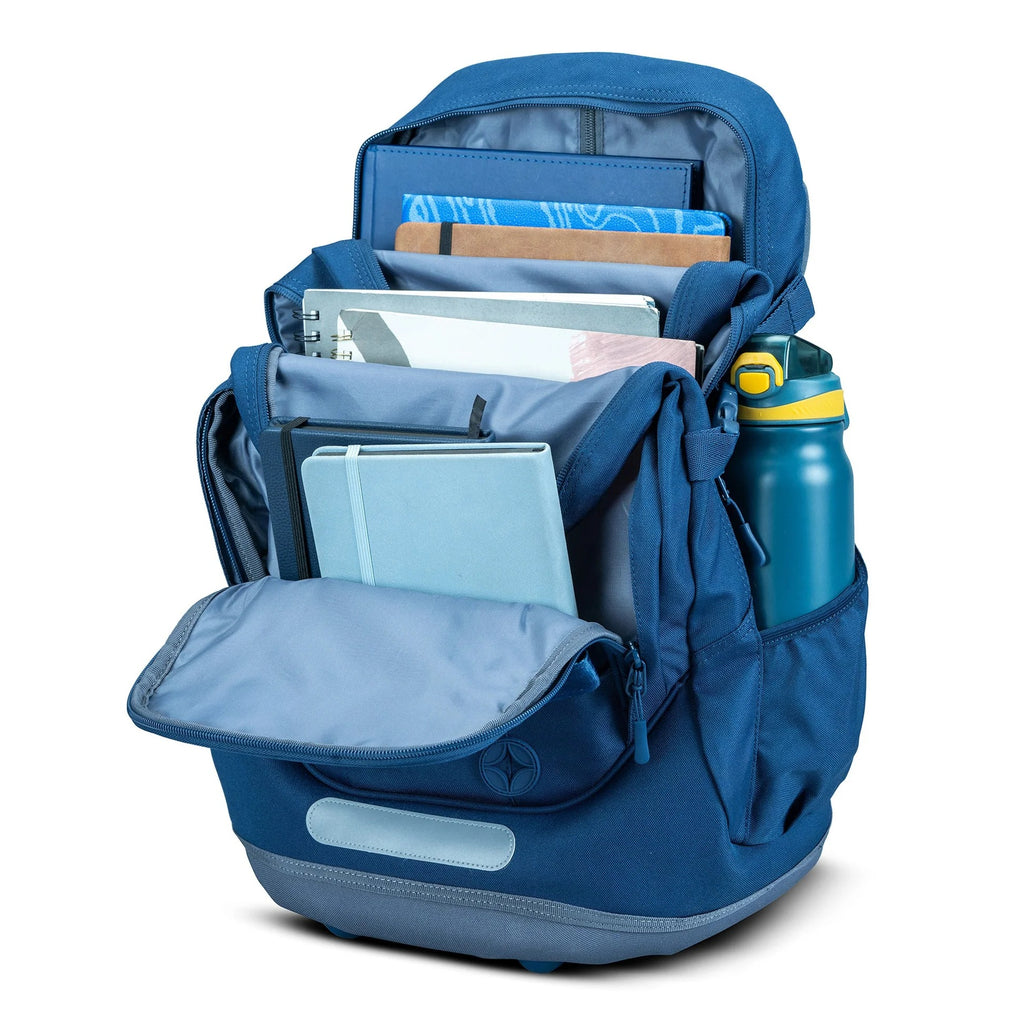 Savvy Navy Explorer Backpack – Durable Everyday School Bag with Laptop Compartment (Ages 13 plus)