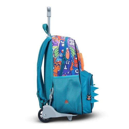 Kids Monster Trolley Backpack – Convertible School Bag (Ages 2–6)
