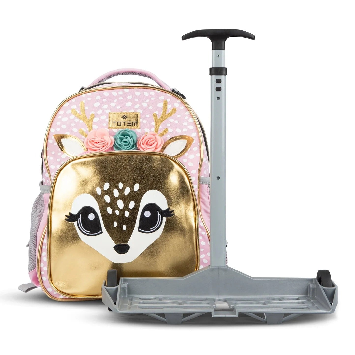 Kids Swanky Deer Trolley Backpack – Convertible School Bag (Ages 2–6)