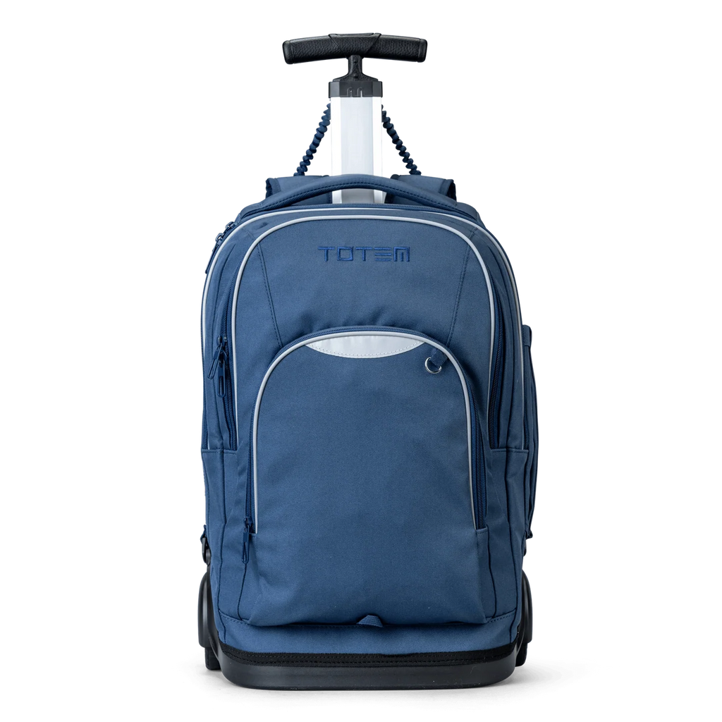 Totem Navy Trolley Backpack – Convertible School Bag with Wheels (Ages 8 -13)