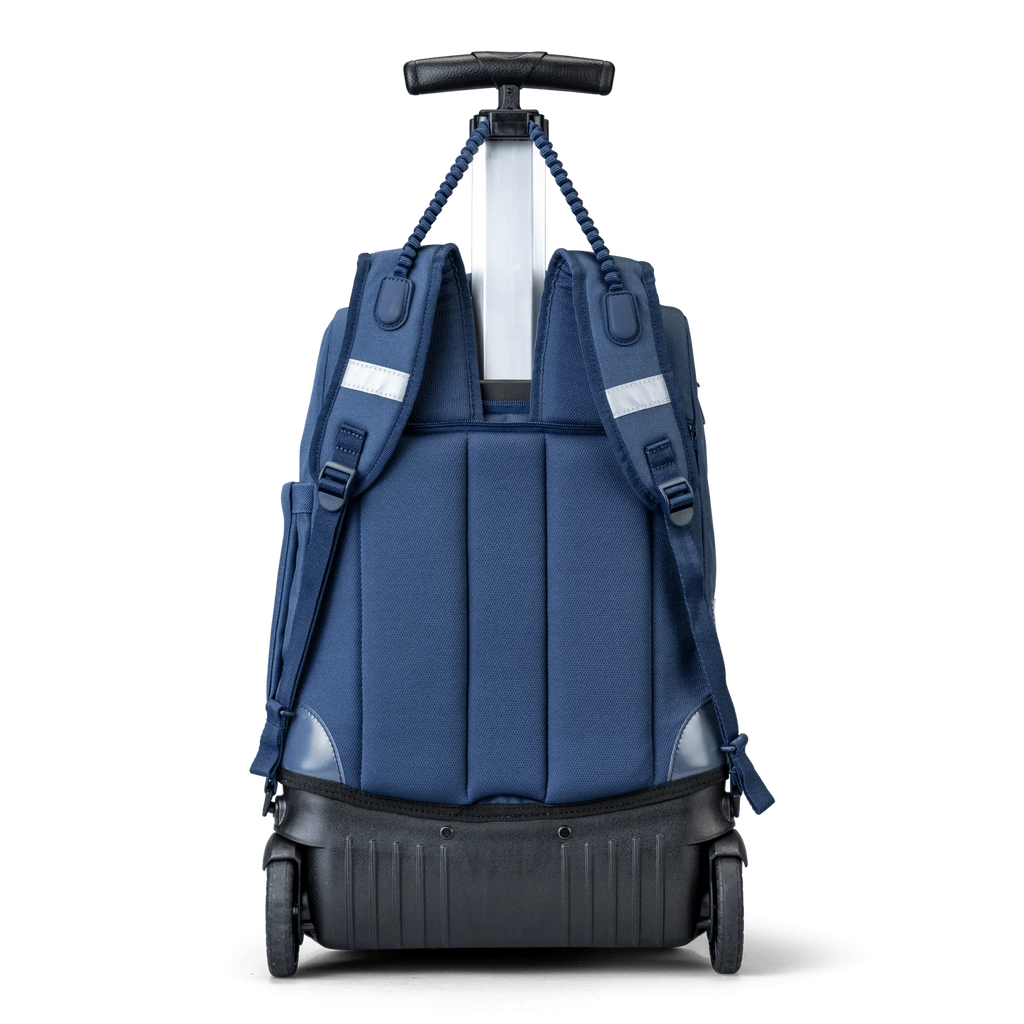 Totem Navy Trolley Backpack – Convertible School Bag with Wheels (Ages 8 -13)