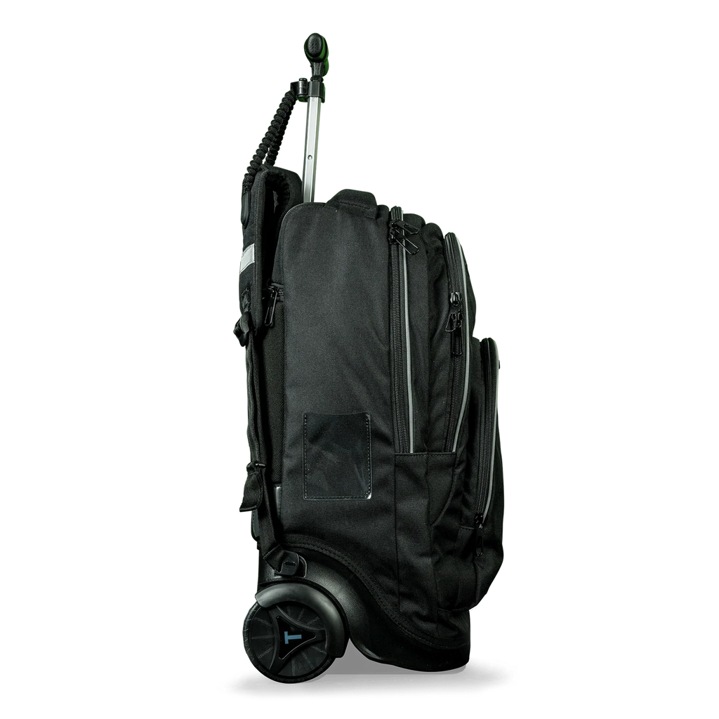 Totem Black Trolley Backpack – Convertible School Bag with Wheels (Ages 8 -13)