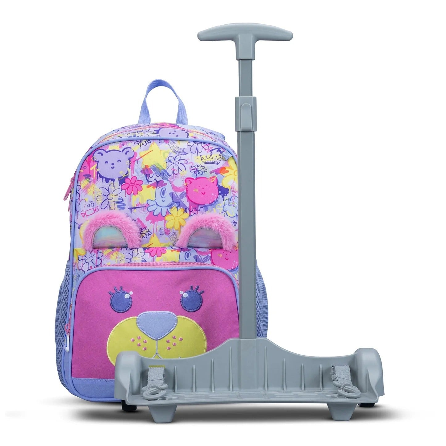 Kids Bear Trolley Backpack – Convertible School Bag (Ages 2–6)