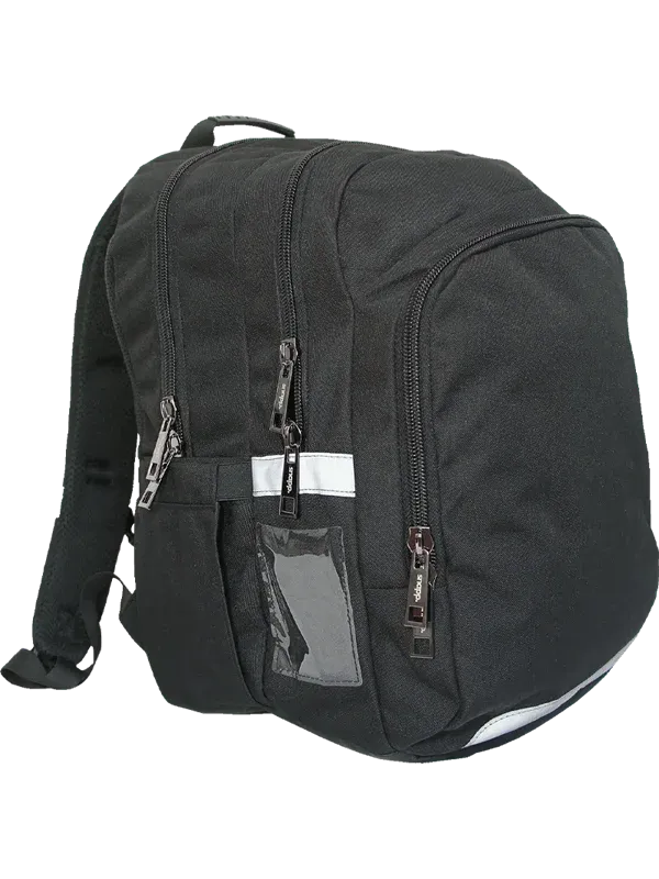 SNAPP One Backpack Black – Water-Resistant School Backpack with Laptop Storage