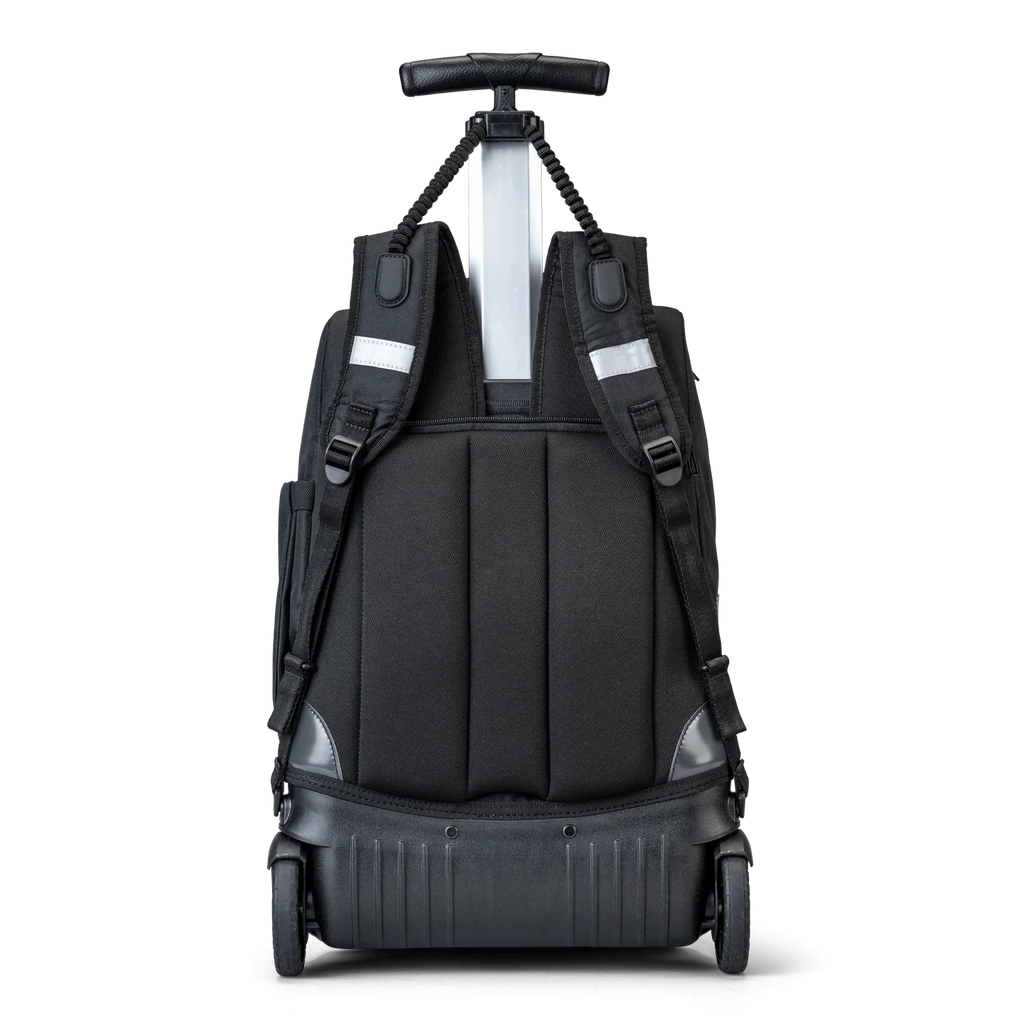 Totem Black Trolley Backpack – Convertible School Bag with Wheels (Ages 8 -13)