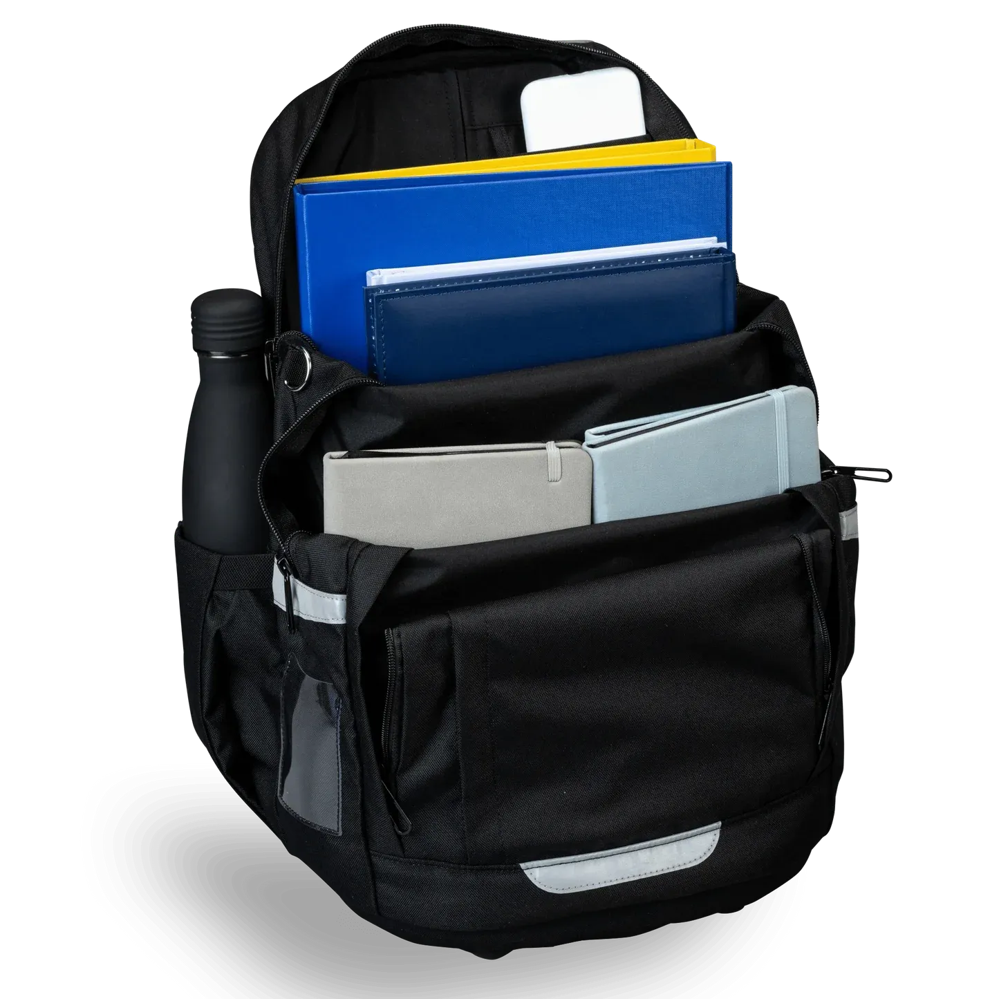 Totem Black Backpack – Durable Everyday School Bag with Laptop Compartment (Ages 13 plus)